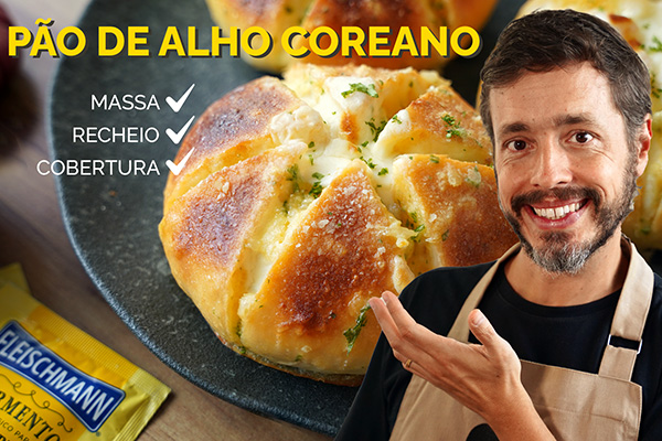 Pão de Alho Coreano